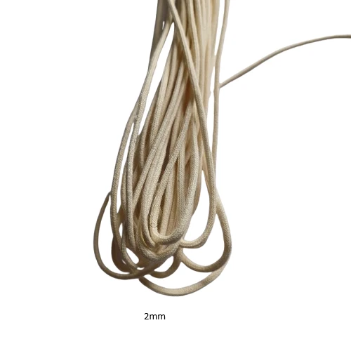 2mm or 4mm Diameter Paraffin Oil Wick Pixie Kelly Lamp Round Braided Cotton