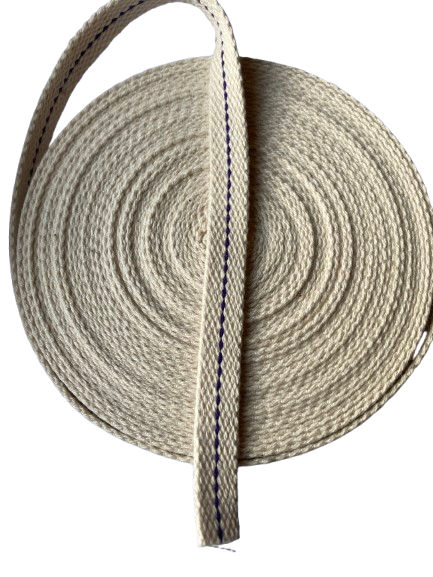 Flat Cotton Wick Paraffin Heater 12.5mm 1/2"